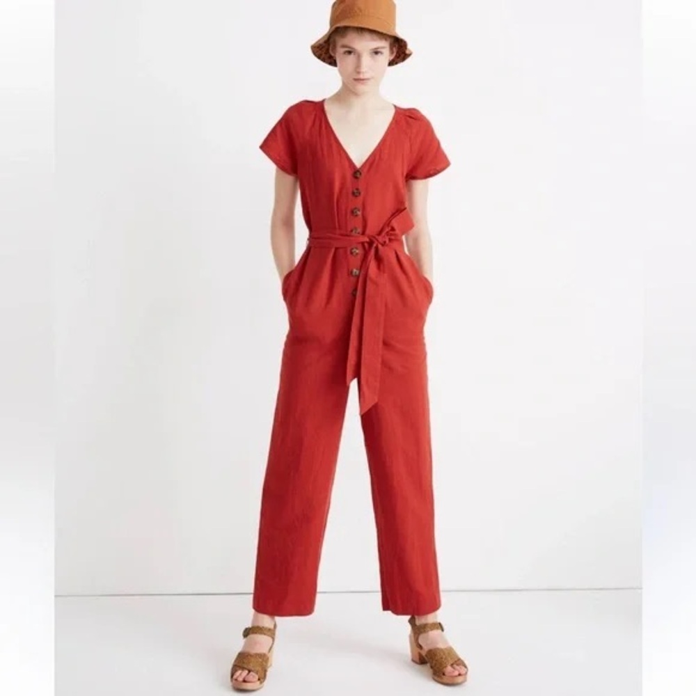 Madewell Linen Jumpsuit